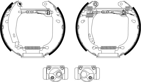 BENDIX Braking BXK9030 - Комплект спирачна челюст vvparts.bg