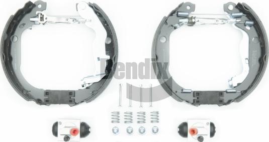 BENDIX Braking BXK1299 - Комплект спирачна челюст vvparts.bg