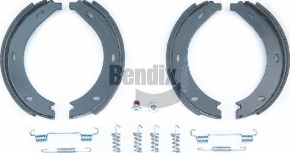 BENDIX Braking BXS1116 - Комплект спирачна челюст, ръчна спирачка vvparts.bg