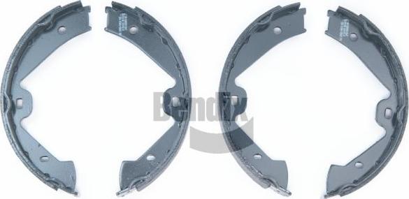 BENDIX Braking BXS1258 - Комплект спирачна челюст, ръчна спирачка vvparts.bg