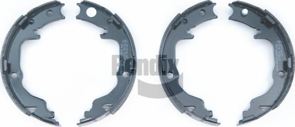 BENDIX Braking BXS1252 - Комплект спирачна челюст, ръчна спирачка vvparts.bg