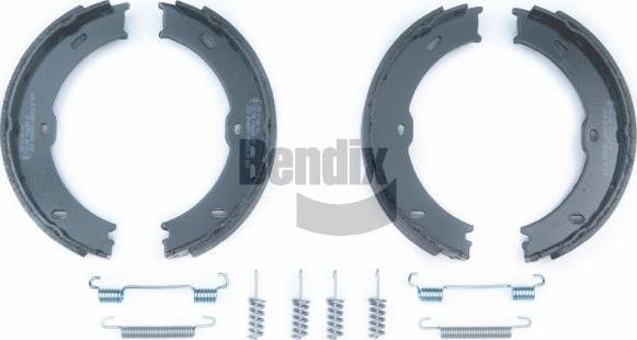 BENDIX Braking BXS1210 - Комплект спирачна челюст, ръчна спирачка vvparts.bg