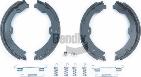 BENDIX Braking BXS1212 - Комплект спирачна челюст, ръчна спирачка vvparts.bg