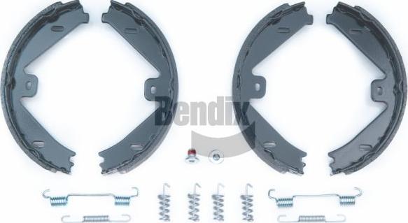 BENDIX Braking BXS1228 - Комплект спирачна челюст, ръчна спирачка vvparts.bg