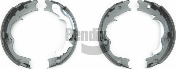 BENDIX Braking BXS1274 - Комплект спирачна челюст, ръчна спирачка vvparts.bg