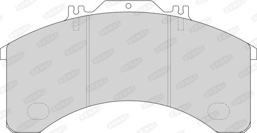 Beral 2901125004034754 - Комплект спирачно феродо, дискови спирачки vvparts.bg