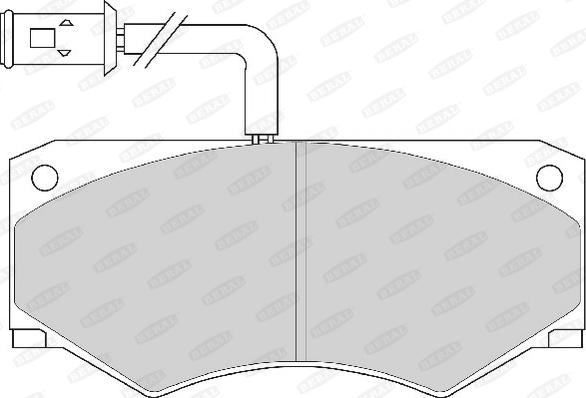 Beral 2901218004117213 - Комплект спирачно феродо, дискови спирачки vvparts.bg