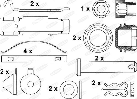 Beral 2916530004145694 - Комплект спирачно феродо, дискови спирачки vvparts.bg