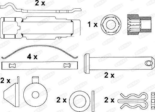 Beral 2917130004145694 - Комплект спирачно феродо, дискови спирачки vvparts.bg