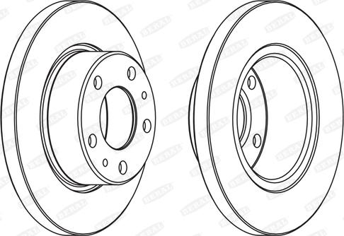 Beral BCR194A - Спирачен диск vvparts.bg