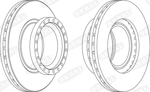 Beral BCR157A - Спирачен диск vvparts.bg