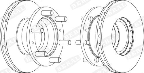 Beral BCR157A - Спирачен диск vvparts.bg