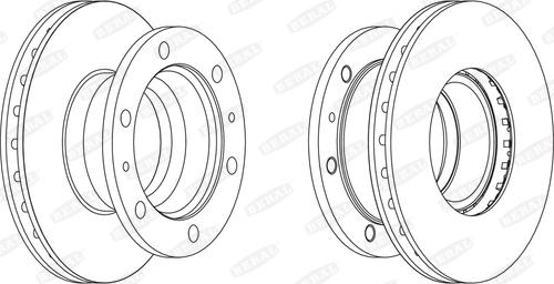 Beral BCR105A - Спирачен диск vvparts.bg