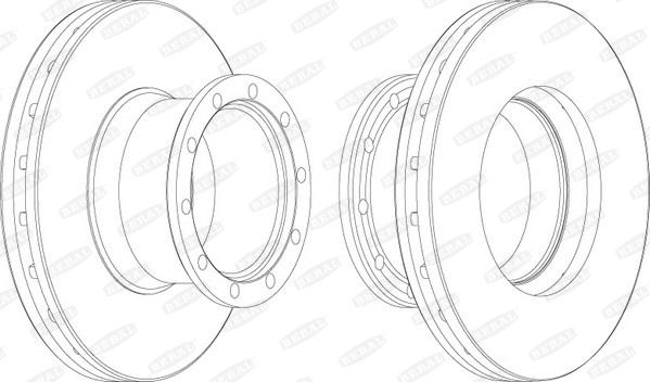 Beral BCR113A - Спирачен диск vvparts.bg