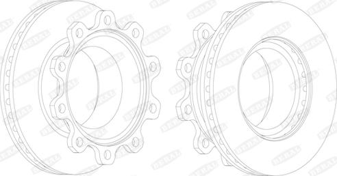 Beral BCR176A - Спирачен диск vvparts.bg