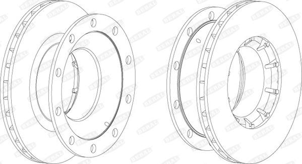 Beral BCR172A - Спирачен диск vvparts.bg