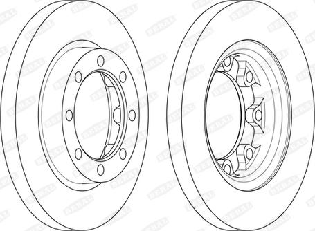 Beral BCR363A - Спирачен диск vvparts.bg