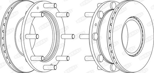 Beral BCR308A - Спирачен диск vvparts.bg