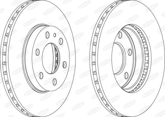 Beral BCR314A - Спирачен диск vvparts.bg