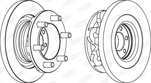 Beral BCR313A - Спирачен диск vvparts.bg