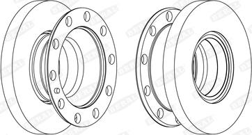 Beral BCR377A - Спирачен диск vvparts.bg