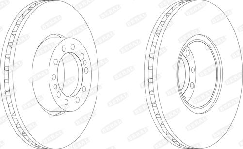 Beral BCR244A - Спирачен диск vvparts.bg