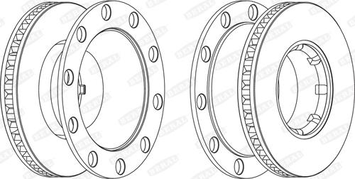 Beral BCR243A - Спирачен диск vvparts.bg