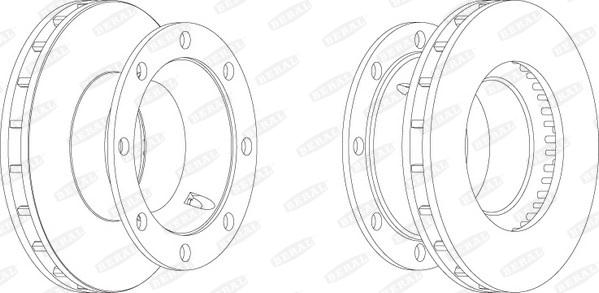 Beral BCR206A - Спирачен диск vvparts.bg