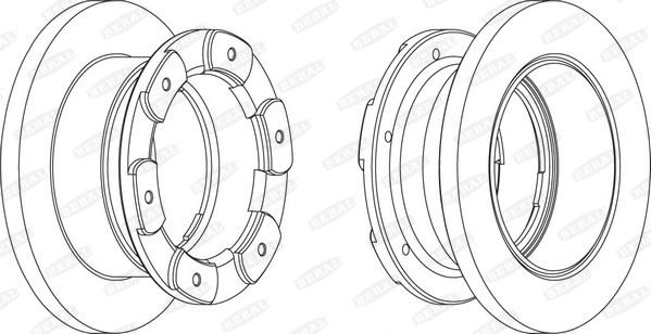 Beral BCR236A - Спирачен диск vvparts.bg