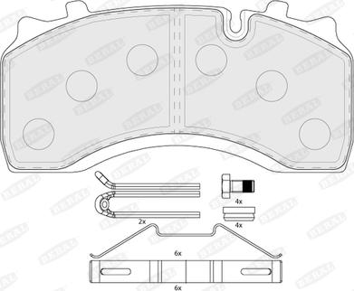 Beral BCV29142TK - Комплект спирачно феродо, дискови спирачки vvparts.bg