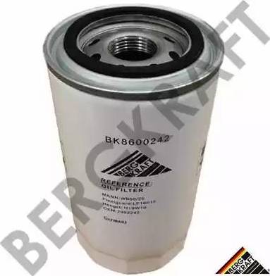 BergKraft BK8600242 - Маслен филтър vvparts.bg