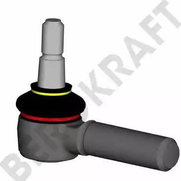 BergKraft BK7500024 - Накрайник на напречна кормилна щанга vvparts.bg