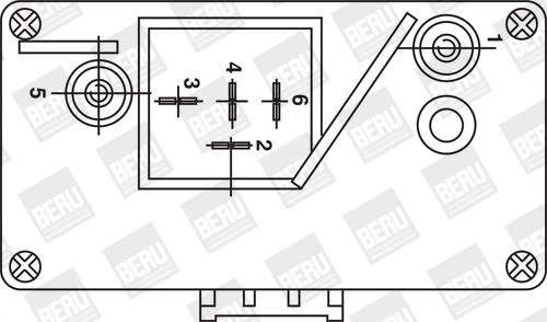 BorgWarner (BERU) GR065 - Реле, подгревна система vvparts.bg