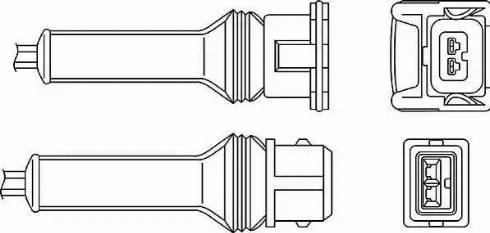 BorgWarner (BERU) OZH055 - Ламбда-сонда vvparts.bg