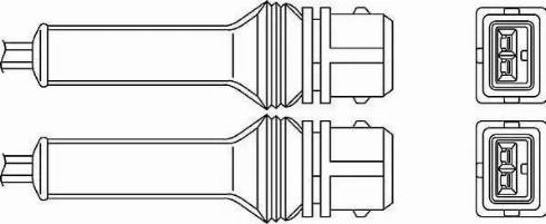 BorgWarner (BERU) OZH005 - Ламбда-сонда vvparts.bg