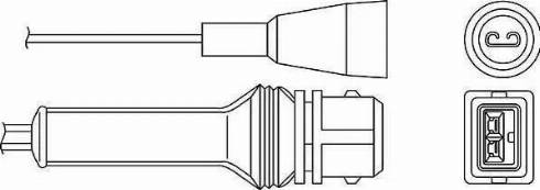 BorgWarner (BERU) OZH003 - Ламбда-сонда vvparts.bg