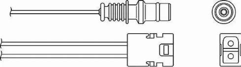 BorgWarner (BERU) OZH032 - Ламбда-сонда vvparts.bg