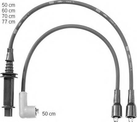 BorgWarner (BERU) PRO763 - Комплект запалителеи кабели vvparts.bg