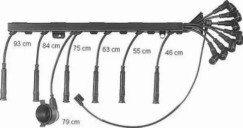 BorgWarner (BERU) ZE755 - Комплект запалителеи кабели vvparts.bg