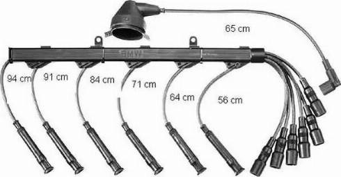BorgWarner (BERU) ZE719 - Комплект запалителеи кабели vvparts.bg