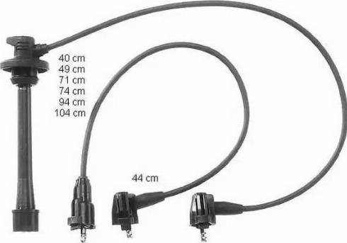 BorgWarner (BERU) ZEF941 - Комплект запалителеи кабели vvparts.bg