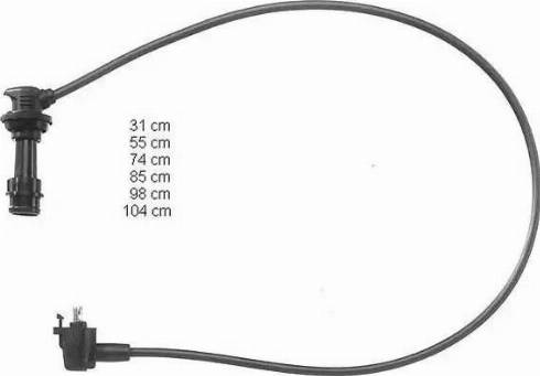 BorgWarner (BERU) ZEF954 - Комплект запалителеи кабели vvparts.bg