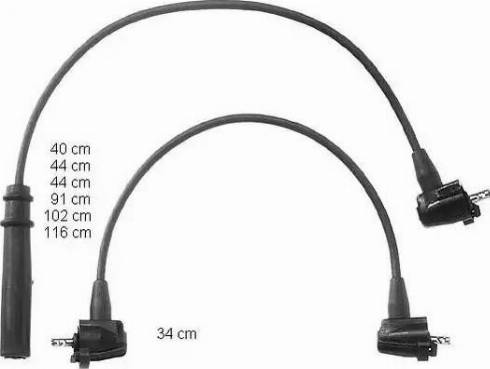 BorgWarner (BERU) ZEF911 - Комплект запалителеи кабели vvparts.bg
