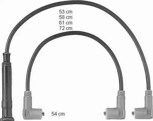 BorgWarner (BERU) ZEF467 - Комплект запалителеи кабели vvparts.bg