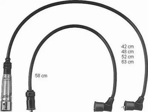 BorgWarner (BERU) ZEF432 - Комплект запалителеи кабели vvparts.bg