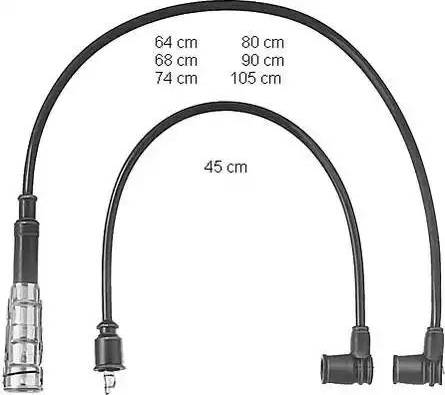 BorgWarner (BERU) ZEF437 - Комплект запалителеи кабели vvparts.bg