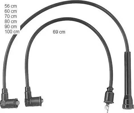 BorgWarner (BERU) ZEF425 - Комплект запалителеи кабели vvparts.bg