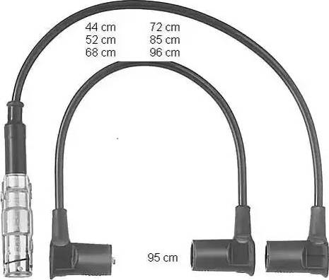 BorgWarner (BERU) ZEF558 - Комплект запалителеи кабели vvparts.bg