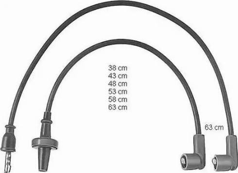 BorgWarner (BERU) ZEF518 - Комплект запалителеи кабели vvparts.bg