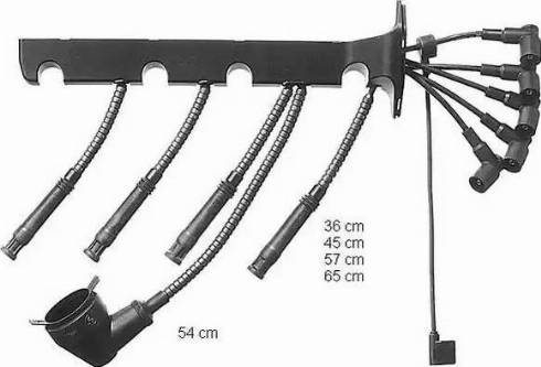 BorgWarner (BERU) ZEF611 - Комплект запалителеи кабели vvparts.bg